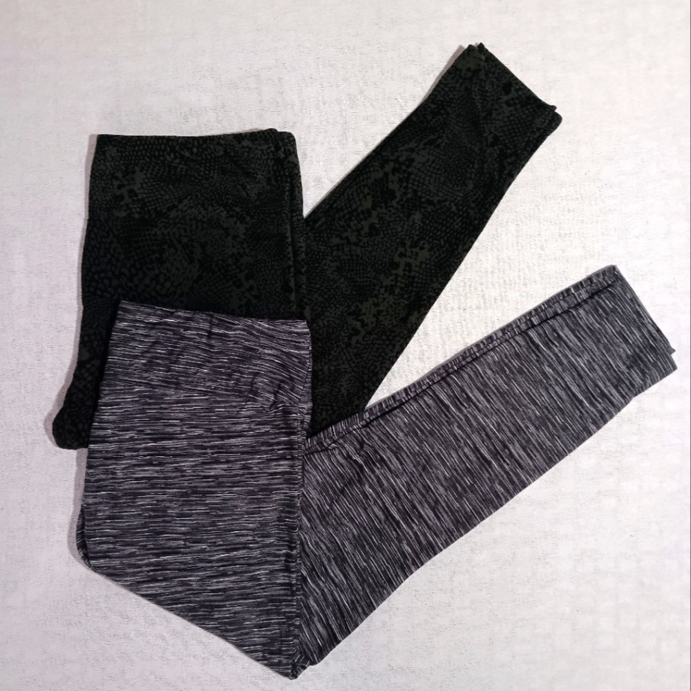 LOT of 2: Time and Tru - Women's Leggings size 1X (GUC)